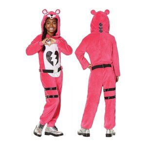 Cuddle Team Leader Child Costume Fortnite Pink Plush Medium Read Description
